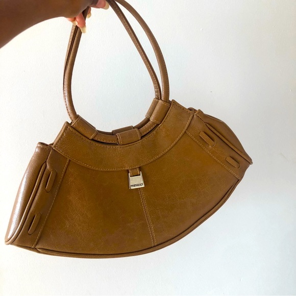 Minicci tanned color shoulder bag. - Picture 2 of 8